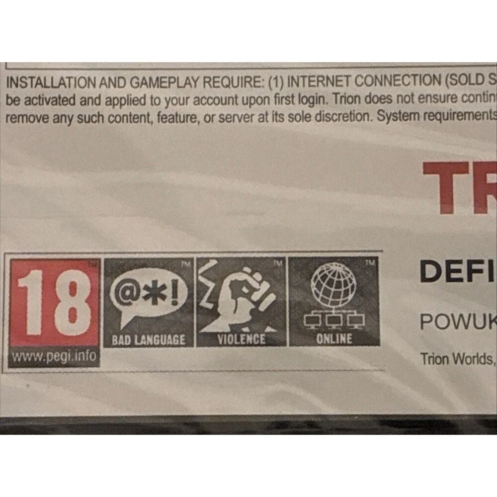 Defiance PC GAME DVD-ROM SOFTWARE